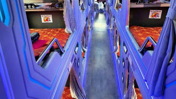 Sa Pa Express - Bus-couchettes de luxe en cabine de Sa Pa à Hanoï.