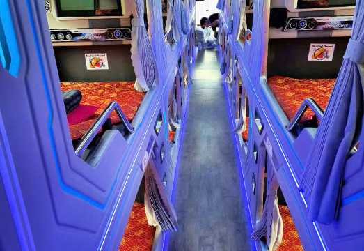 Sapa Express - Luxury Cabin Sleeper bus Sapa to Hanoi.