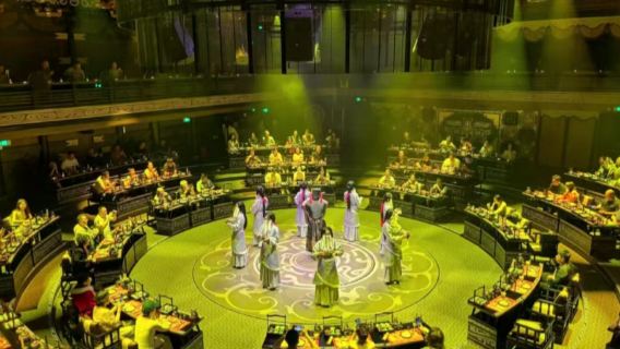 Handan, Hebei: Experiencia inmersiva de banquete imperial "Zhaodu • Banquete de Etiqueta" (experiencia histórica y cultural del Reino Zhao + gastronomía imperial + espectáculo de danzas y música real antigua + gran escenario de banquete ceremonial)