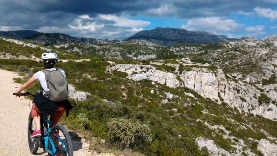 Desde Marsella: tour en bicicleta de montaña eléctrica por el Parque Nacional de Calanques