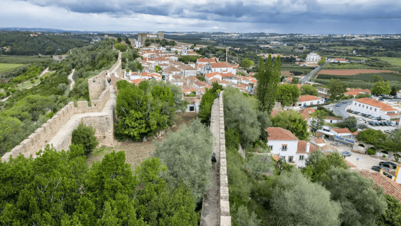 Từ Lisbon: Chuyến đi trong ngày tới Óbidos thời Trung cổ & Bờ biển Nazaré