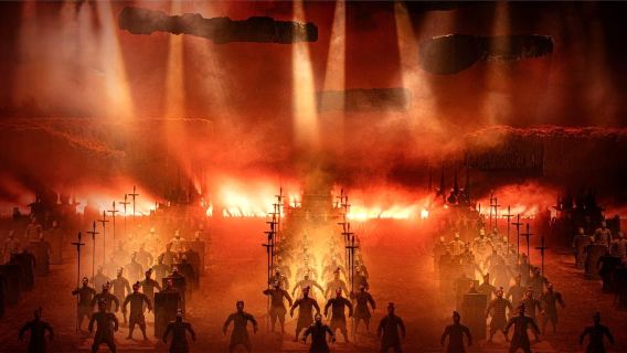 【西安】《大秦》舞台劇コンサートチケット【トップクラスの舞台美術+レール式可動席+3D兵馬俑の再現+高度なアクロバット+芸術の饗宴】