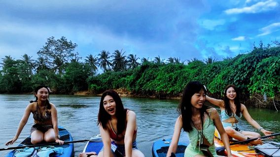 Khám phá rừng rậm bằng ván chèo SUP tại rừng dừa nước Vạn Ninh, Hải Nam / Trekking xuyên rừng mưa nhiệt đới và lội suối tại khu vực núi Tái Phong Lĩnh, Già Tân (Trải nghiệm học tập gia đình + Huấn luyện viên chuyên nghiệp + Quay phim xuyên suốt hành trình)