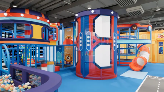 Kiztopia Indoor-Spielplatz für Kinder im Einkaufszentrum Agora Jakarta