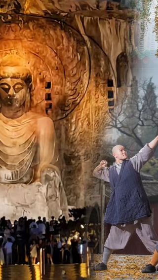 Light luxury pure play small group ◆ Longmen Grottoes + Songshan Shaolin Scenic Area 1-day tour + English-speaking guide commentary + door-to-door transfer