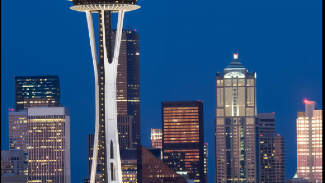 Taman Gas Works Seattle + Pasar Pike + Taman Seni Kaca Chihuly + Menara Space Needle