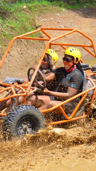 Antalya: Rafting & Buggy, Quad Safari & Zipline Adventure