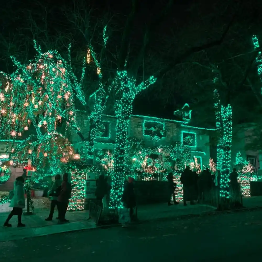 ブルックリン：ダイカー・ハイツ クリスマスライトウォーキングツアー