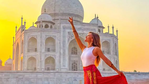 Von Delhi: Privater Tagesausflug nach Agra mit Taj Mahal, Rotes Fort & Baby Taj