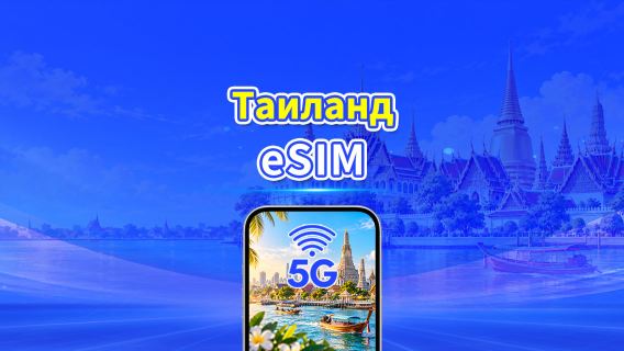 Таиланд 5G eSIM | Две сети | Ежедневный/общий пакет данных | 1–30 дней | Посуточная тарификация (24 часа) | QR-код