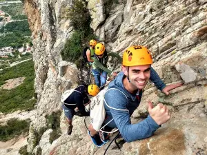 Beginners - Rock Climbing Peña de Bernal and Abseiling Adventure