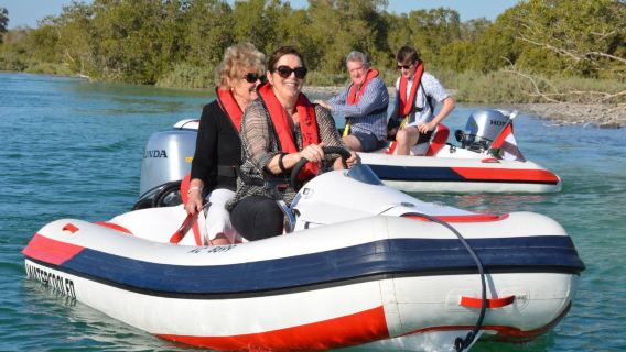 Rhino Rider Motorboot Erlebnis in Abu Dhabi