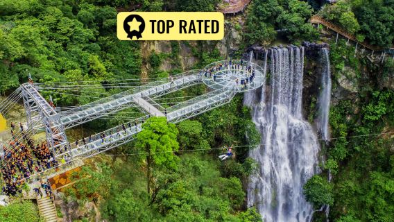 Visite privée d'une journée des gorges et grottes de Gulong à Guangzhou