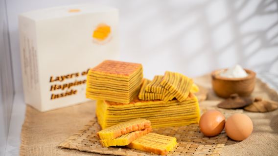 Lapis Kitchen, Kue Lapis fait maison de Bintan - Retrait à l'embarcadère des ferries de Bintan