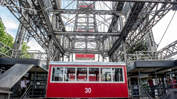 Vienna: tour sali e scendi, ruota panoramica e crociera sul fiume