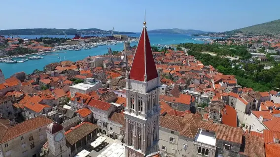From Split: Krka Waterfalls Cruise & Trogir Walking Tour
