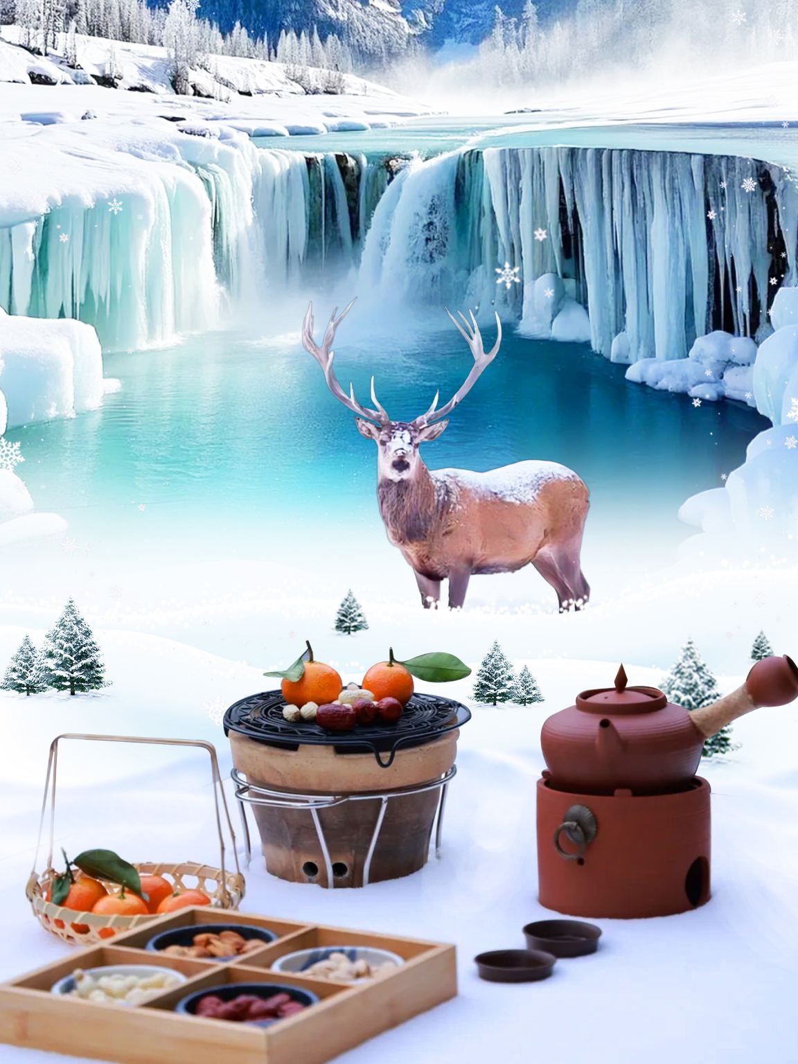 鏡泊湖1日遊丨含鏡泊湖門票+環保車+鏡泊湖冬捕+冰面雪圈