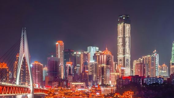 重慶長江索道+磁器口+輕軌穿樓+洪崖洞民俗風貌區2-8人包車一日遊