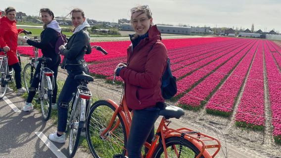 Keukenhof: Geführte Fahrradtour durch die Blumenfelder
