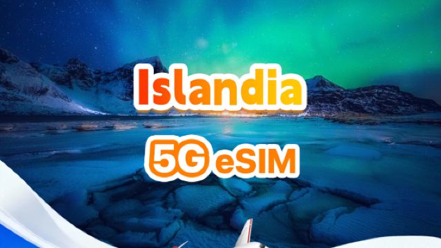 eSIM 5G de Islandia | Paquete diario/total | 500 MB/día - 30 GB en total | 1-30 días | Formato de 24 horas | QR Code