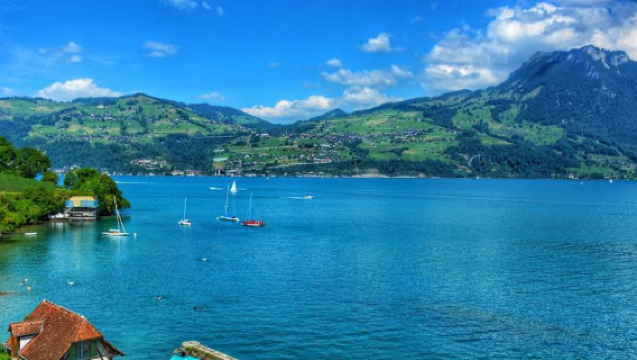 瑞士因特拉肯-圖恩湖-施皮茨-貝亞圖斯洞【中文包車自由行】