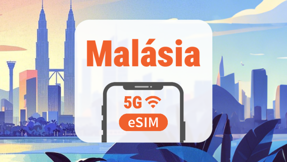 Malásia 5G eSIM | Rede Tripla • Todos os AI & TikTok | 1–30 Dias | Código QR