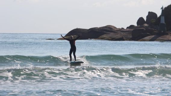 Surfing Lesson with Sea Wolf