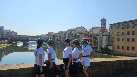 Florence Bike Tour &Piazzale Michelangelo & Rose Garden