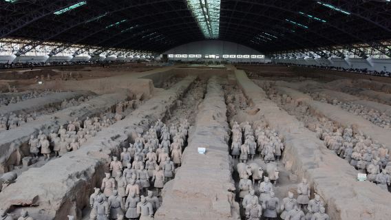 西安秦始皇兵馬俑博物館+導覽講解+耳麥選項【可選時段丨贈無線耳麥+專業導覽講解+未使用隨時退+不限人群】