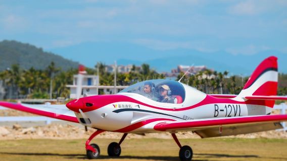 海南三亞海棠灣固定翼飛機飛行體驗【可體驗駕駛飛機+專業飛行教員帶飛】