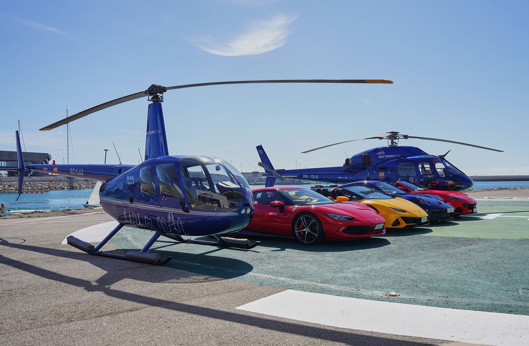 Supercar Drive & Helicopter Experience in Barcelona
