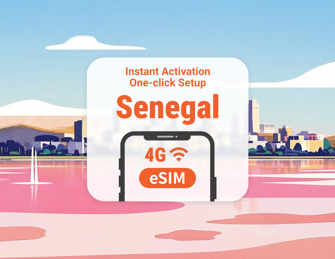 Senegal eSIM | 3–30 Days Data | In-App Activation | Instant QR Delivery