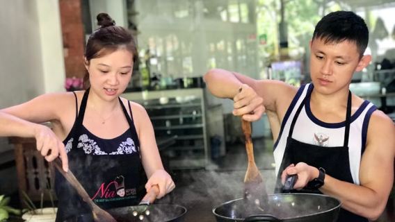 Bali: Clase de cocina balinesa y tour por el mercado