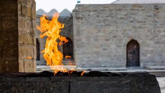 Baku round-trip: Gobustan Rock Art Cultural Landscape + mud volcanoes + Yanar Dag + Atashgah Zoroastrian Fire Temple
