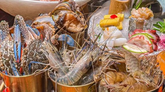 [Chengdu] Yong Rong Hui - Buffet de mariscos sin límites en la primera tienda de IFS (festín de mariscos + restaurante de lujo + servicio de calidad + ambiente elegante)