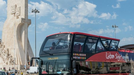 Лиссабон: Классический автобусный тур с возможностью высадки и посадки на разных остановках + аудиогид