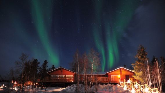 Old Town Yellowknife + Prince of Wales Northern Heritage Centre + Great Slave Lake + Aurora Village