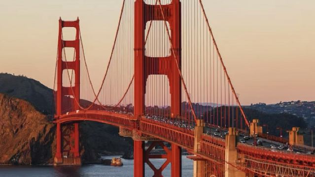 San Francisco Golden Gate Bridge + Palace of Fine Arts + Lombard Street + Fisherman's Wharf + Twin Peaks day tour