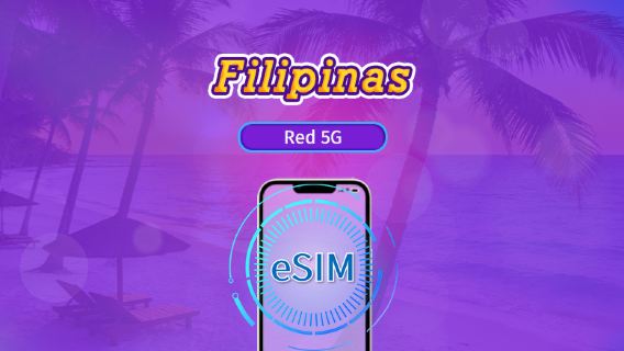 Filipinas | eSIM 5G/4G | Pase diario/Plan Completo | Facturación cada 24 horas | 1-30 días | Código QR