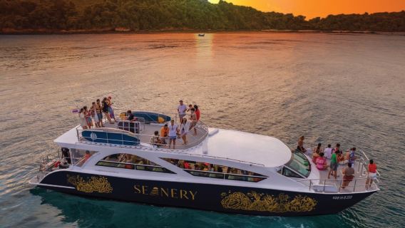 Phuket Phi Phi Islands + Ko Mai Phai + Mai Thon Island Sunset Small Passion Catamaran Speedboat 1-day Tour