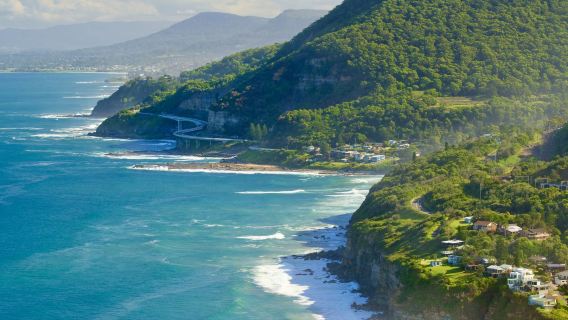雪梨南線Kiama噴水洞+傑林崗小鎮+海崖大橋+燈塔一日遊