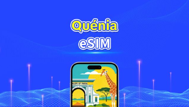 eSIM do Quênia | 4G | Dados de alta velocidade | 24 horas | Dias opcionais de 1 a 30 dias | Código QR