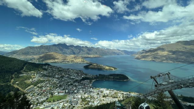 Queenstown skyline summit buffet restaurant stratosfare | Preferred window seat with direct cable car access and luge scooter experience