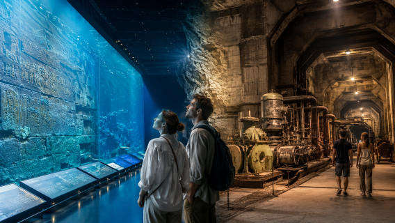 1-day tour to Chongqing underwater museum of white crane ridge and 816 project (English-speaking guide, join-in small group)