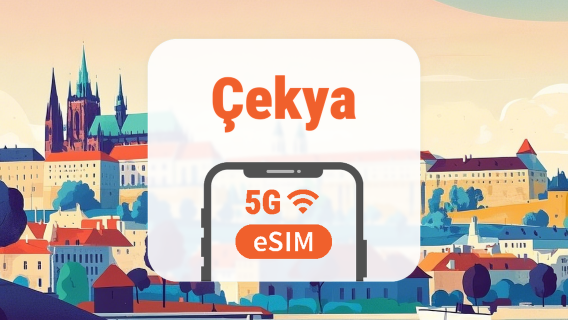 Çekya 5G eSIM | Çift Şebeke • Tüm AI & TikTok | 1–30 Gün | QR Kod