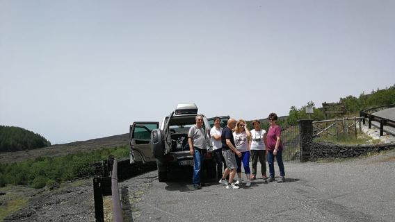 From Catania: Etna & Taormina Soft Lunch