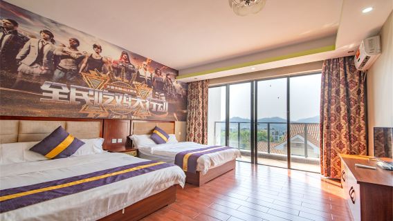 廣州溪頭村美食廣場·露營（過夜）【從化富力泉5房營地「泡溫泉+唱K+麻將」划艇越野】