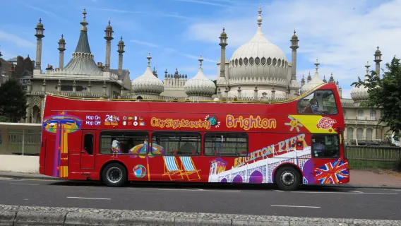 Brighton City Sightseeing hop-on hop-off Bus tours in Brighton, UK