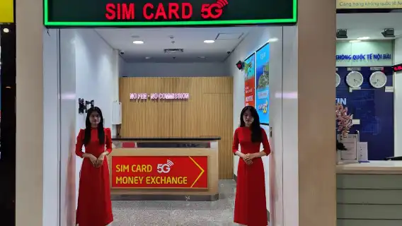 [เวียดนาม] ซิมการ์ด 4G/5G – รับที่สนามบินนานาชาติหนองบัวฮานอย