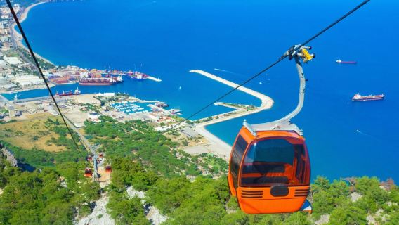 Antalya: City Tour with Cable Car Ride, Boat Trip & Duden Waterfalls